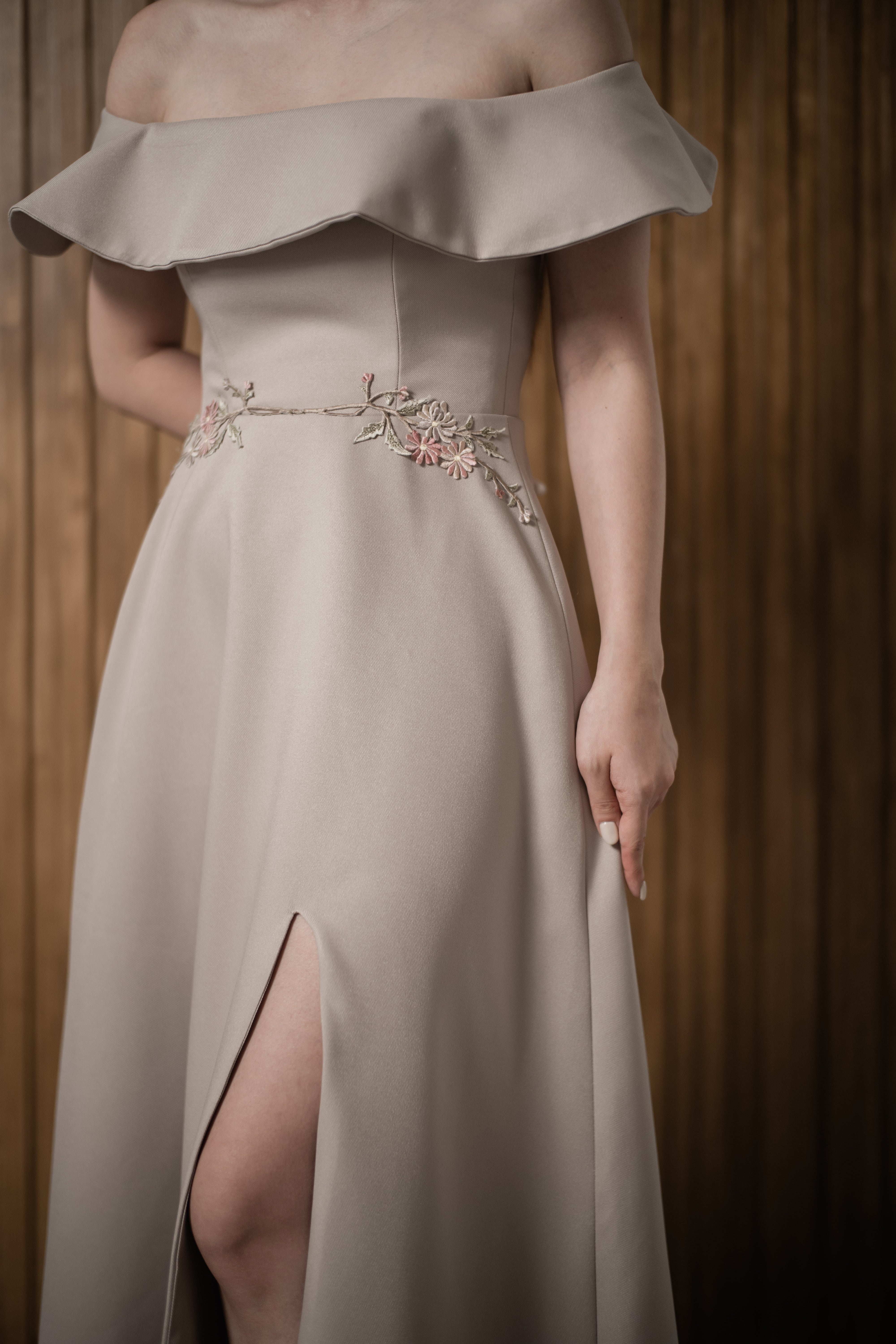 Ayako Dress in Cream