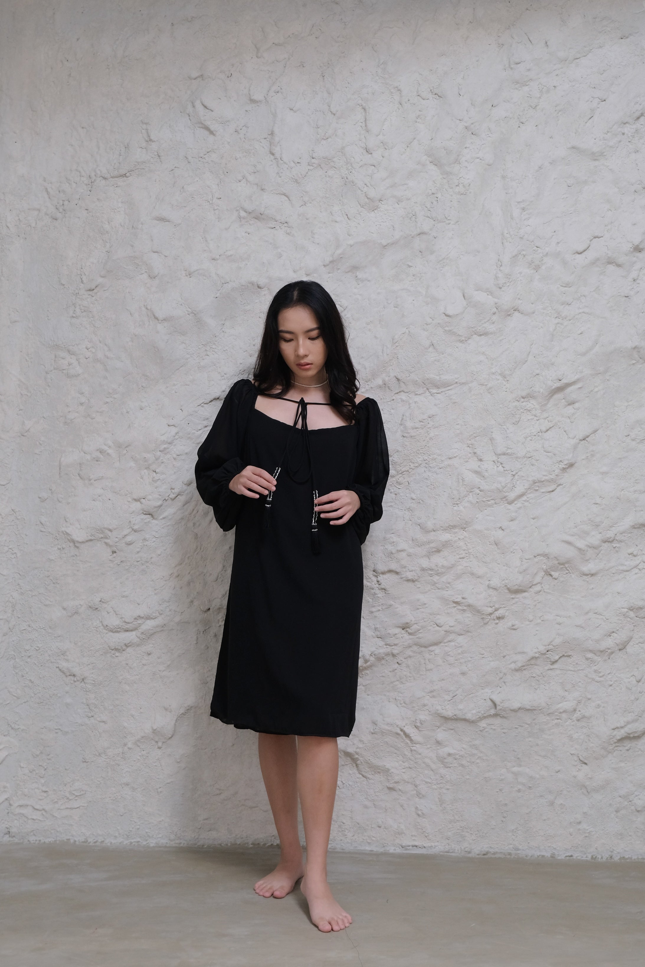 Rhea Dress Black