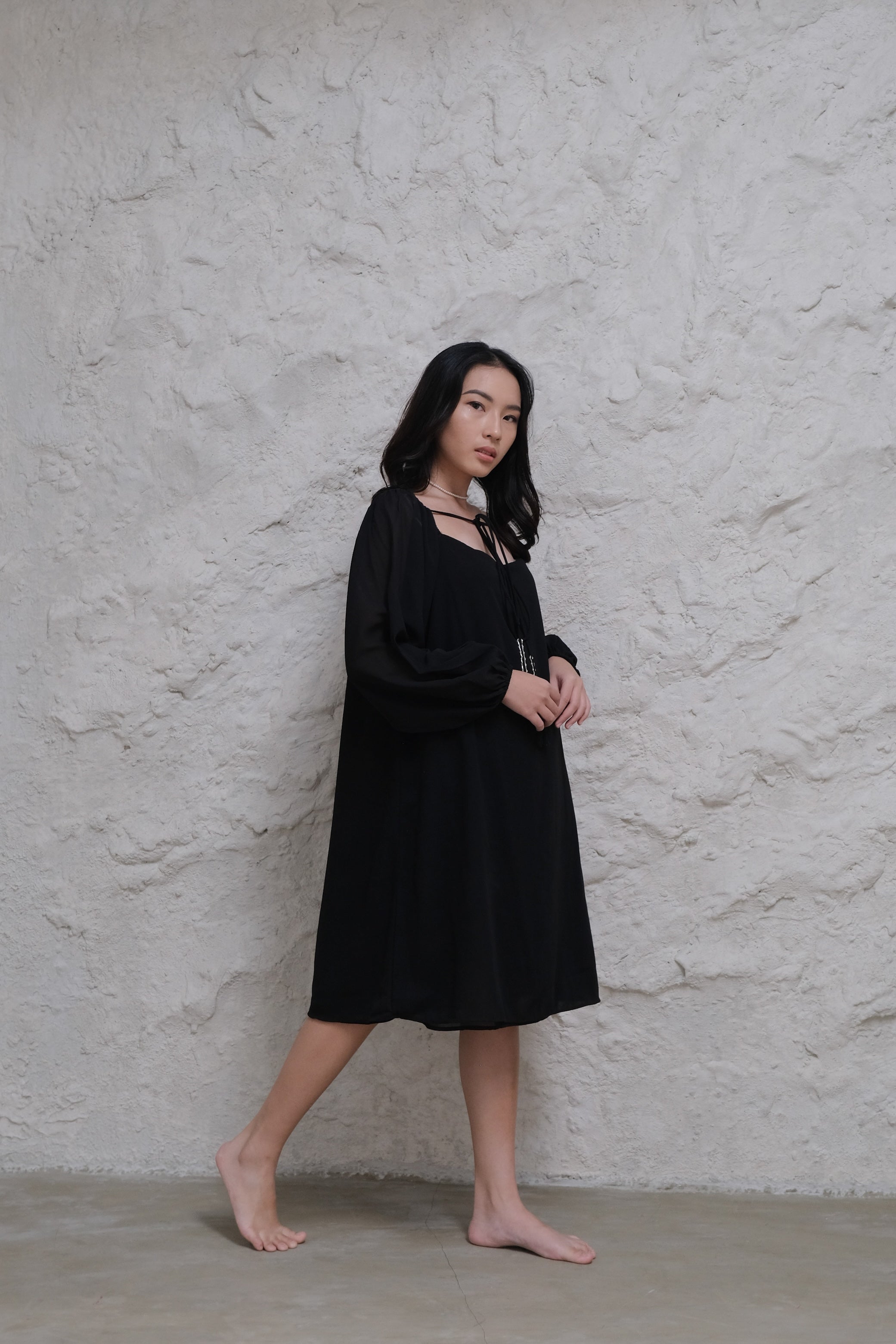 Rhea Dress Black
