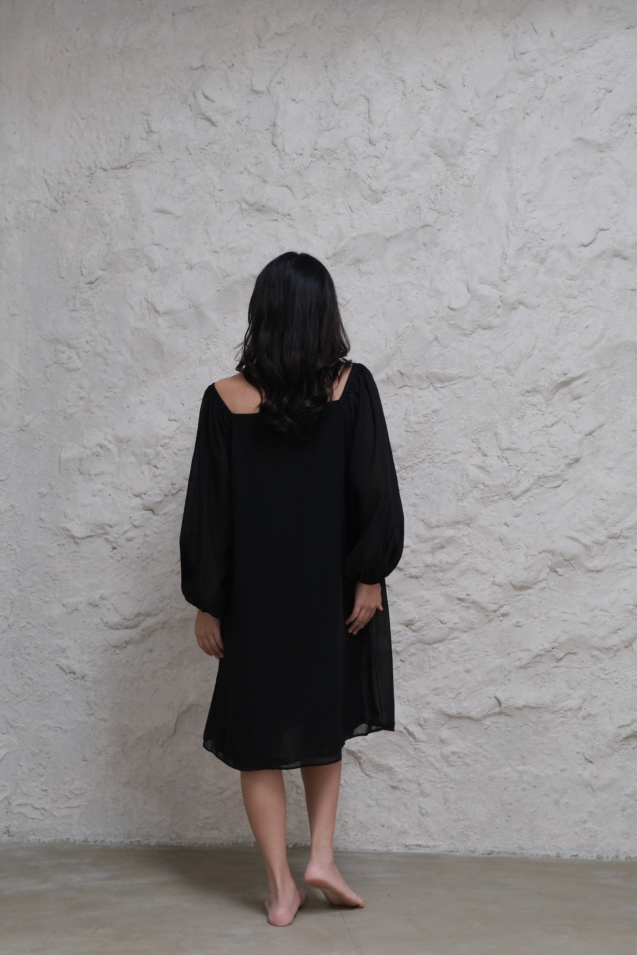 Rhea Dress Black