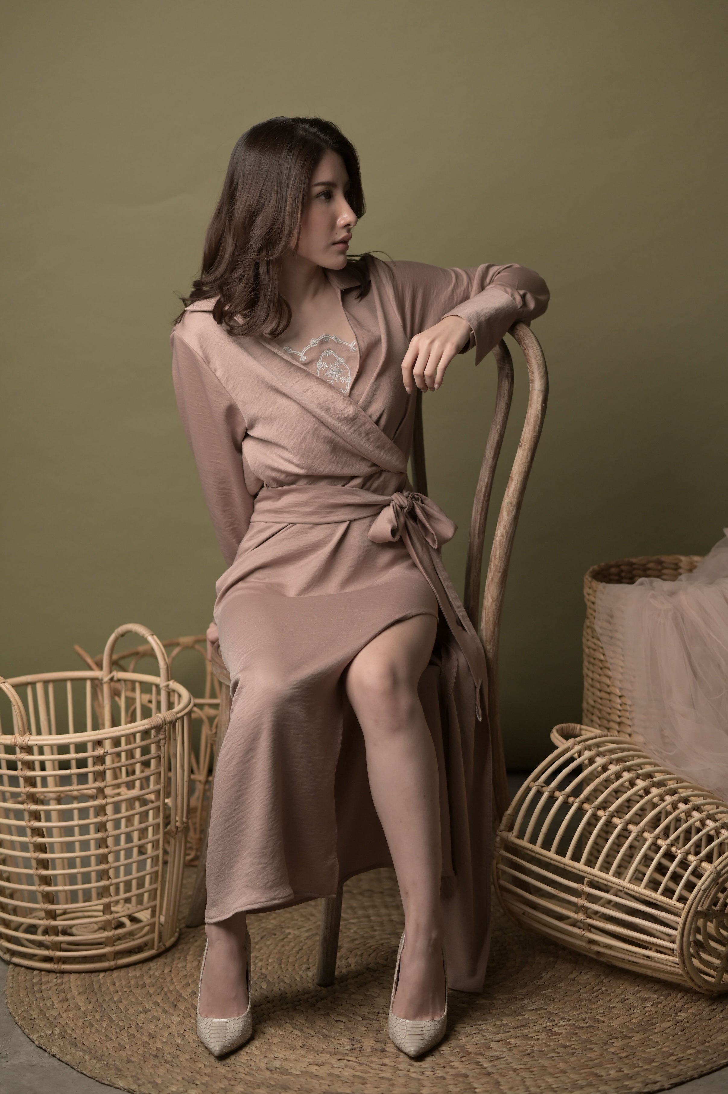 Mia Dress Nude