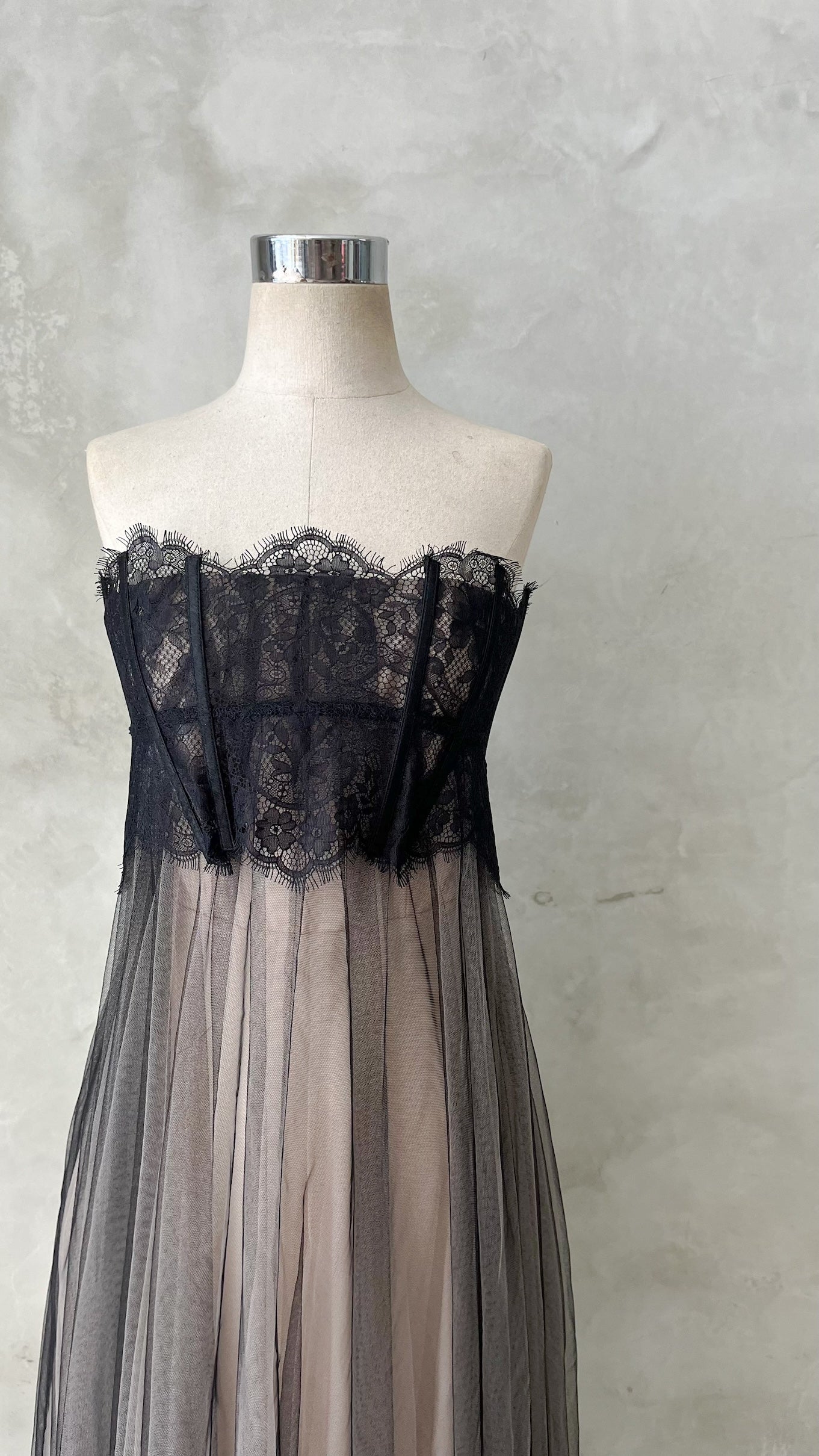 Elayne Dress Black Nude