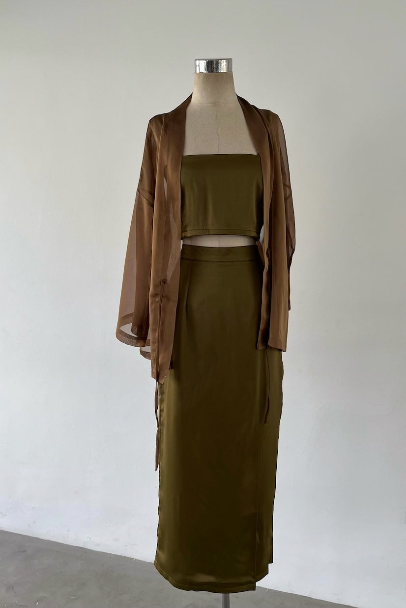 Arla Set Tanned Olive