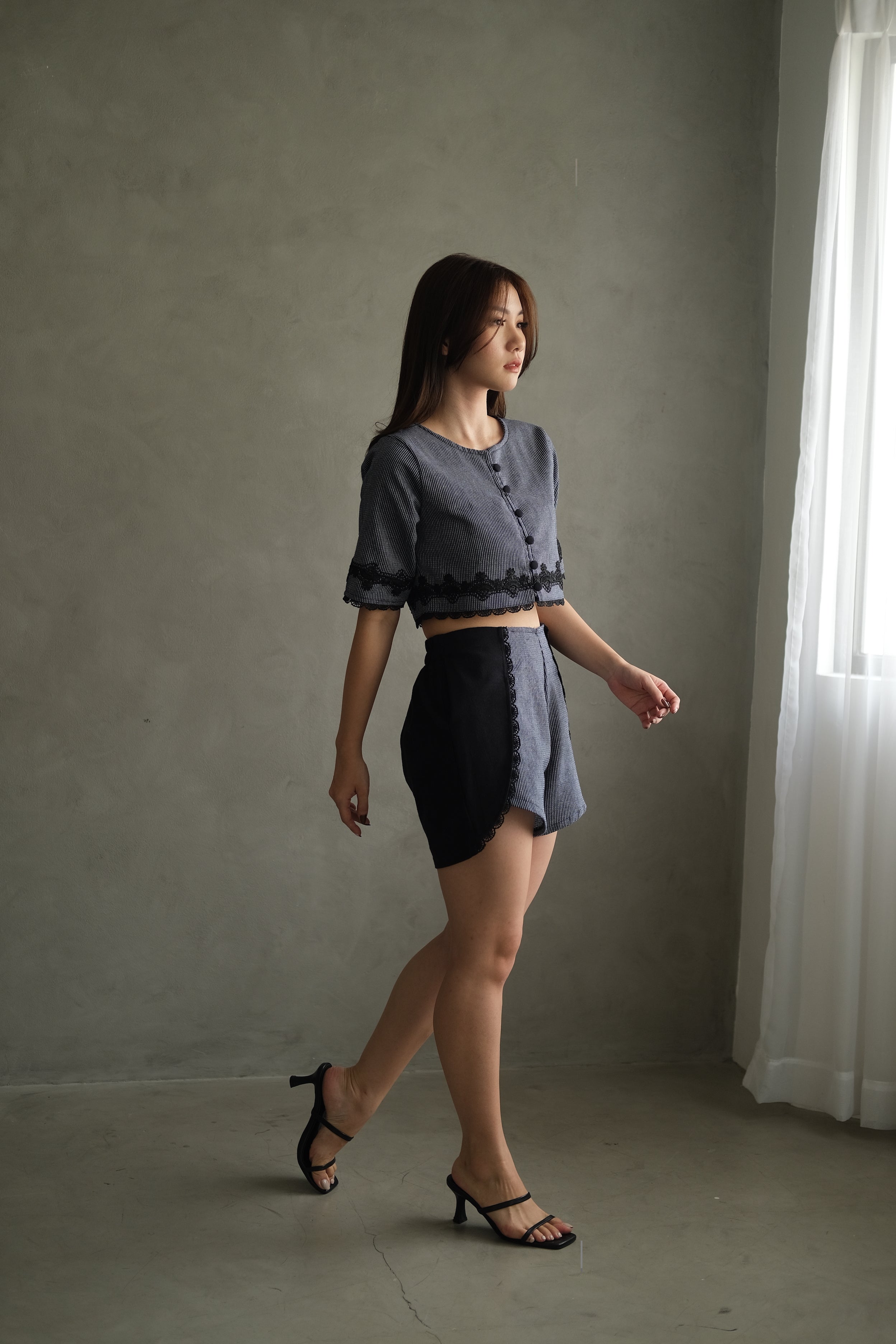 Glitthe Top Short Pants
